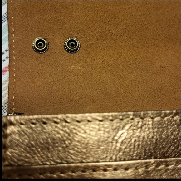 💝Patricia Nash Set- Locri Crossbody & Cassis Wallet in Vintage Antique Metallic - Picture 10 of 15